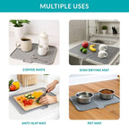 Silicone Dish Drying Mat for Kitchen