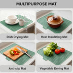 Silicone Dish Drying Mat for Kitchen